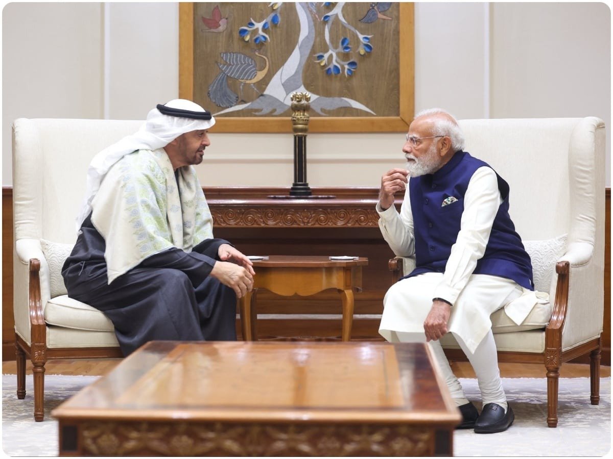Sheikh Mohamed Bin Zayed PM Modi