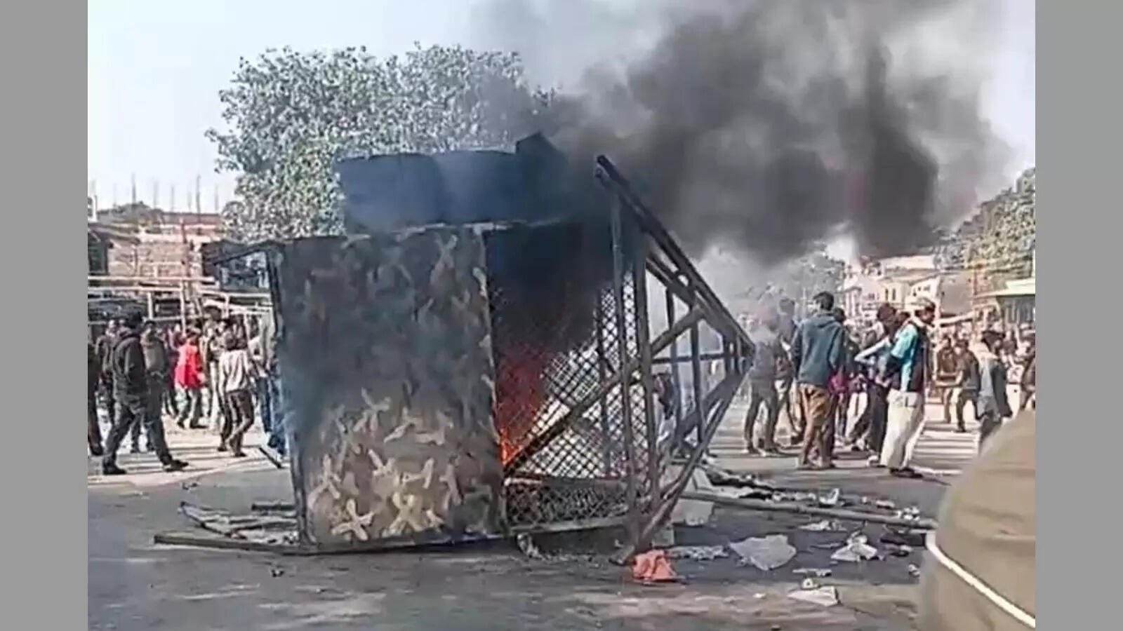 nepal border protest